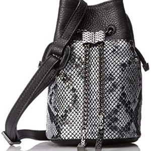 Halston Heritage Mini Bucket Handbag